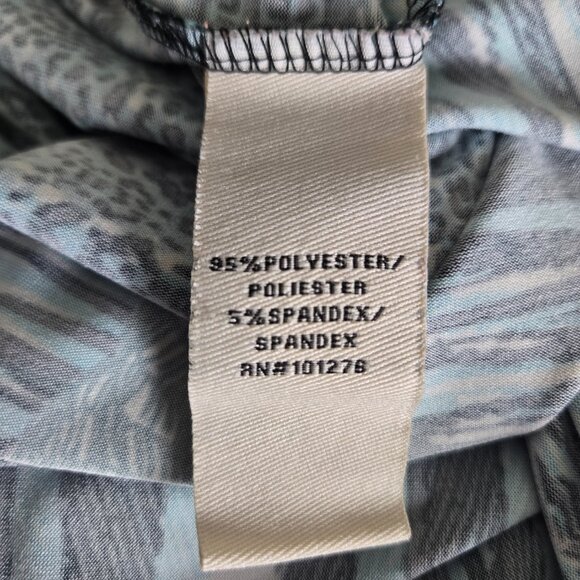 Beige by Eci Turquoise Black Fit Flare Dress 10 Designer Details Turquoise Black - Picture 13 of 14